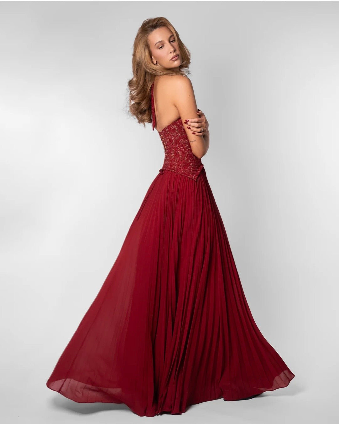 Fenity Gaia Dress Red (10/M) TALL